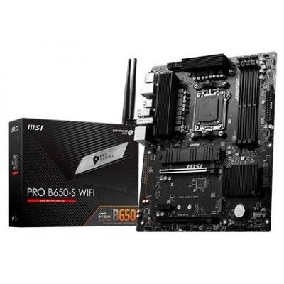 MSI PRO B650-S WIFI placa base AMD B650 Zócalo AM5 ATX (Espera 4 dias)